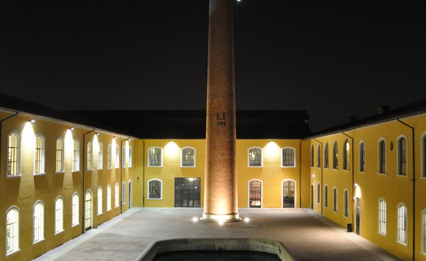 Corte interna ex Cimatoria Campolmi Museo del Tessuto Prato