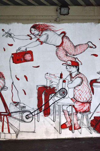 Murale Yuri Romagnoli
