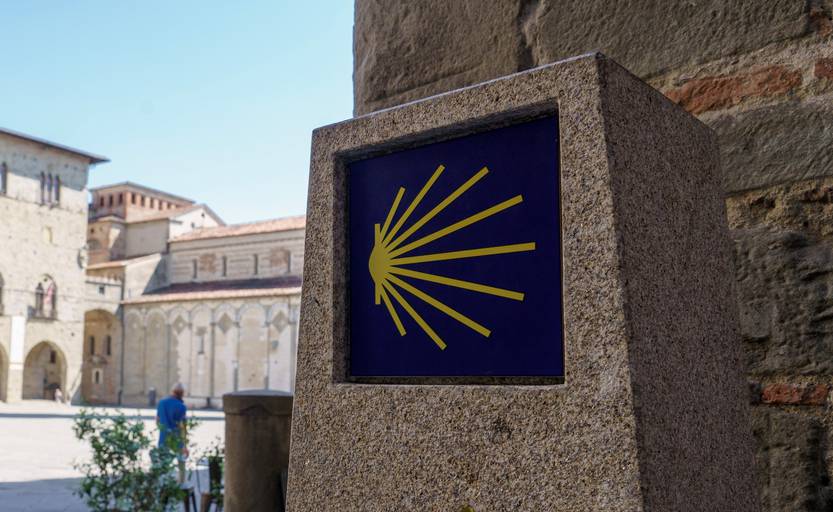 Cippo del Cammino di Santiago Pistoia