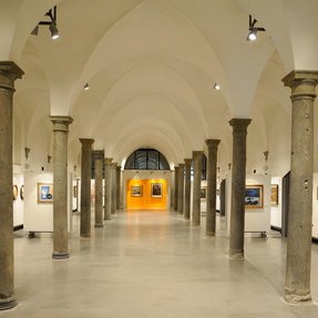 Il salone delle esposizioni temporanee