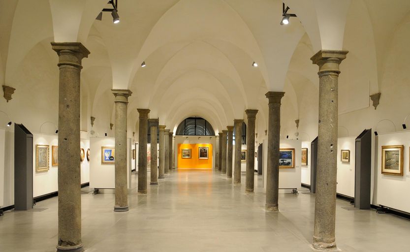 Il salone delle esposizioni temporanee